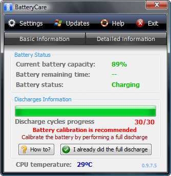 acer battery calibration utility